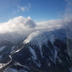 Flugwegposition um 13:13:52: Aufgenommen in der Nähe von Gemeinde Puchberg am Schneeberg, Österreich in 2279 Meter